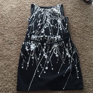 Jones Wear Dress black and white print